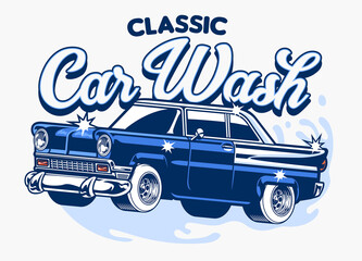 classic car wash design
