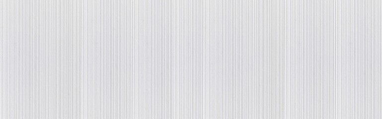 Panorama of Modern white stone wall with stripes texture and seamless background