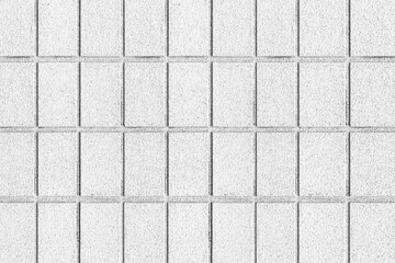 White concrete block wall seamless background and texture..