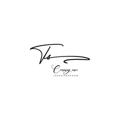 TS initials signature logo. Handwriting logo vector templates. Hand drawn Calligraphy lettering Vector illustration.
