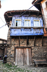 Bursa, Turkey - 25 June 2011: 700 years old Ottoman village with old houses, at the foot of Mount Uludag. Cumalikizik, Bursa.