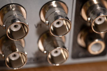 connectors for camcorders on the DVR