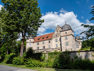 Fototapeta premium Wasserschloss Mitwitz in Thüringen Ostdeutschland