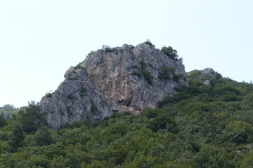 rock in the mountains