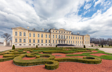 rundale palace near riga,estonia