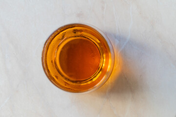 Instant Watermelon Aroma Flavored Fruit Juice in Glass.