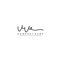 VV initials signature logo. Handwriting logo vector templates. Hand drawn Calligraphy lettering Vector illustration.
