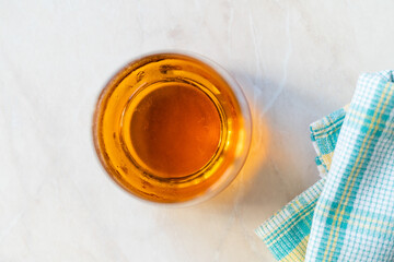 Instant Watermelon Aroma Flavored Fruit Juice in Glass.