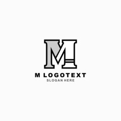 M Letter Logo Template, Logo Icons, Letter Icons