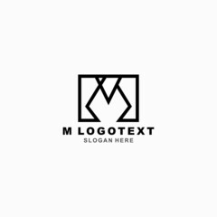 M Letter Logo Template, Logo Icons, Letter Icons