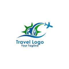 Travel logo icon vector design illustration