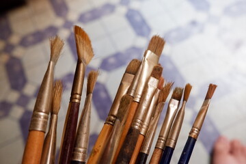 set of brushes