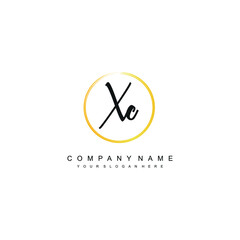 XC initials signature logo. Handwriting logo vector templates. Hand drawn Calligraphy lettering Vector illustration.
