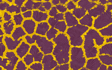 Monochrome Giraffe Pattern Trendy Colors Leaves Background Seamless Mix Design Perfect for Fabric and Wrapping Paper Print