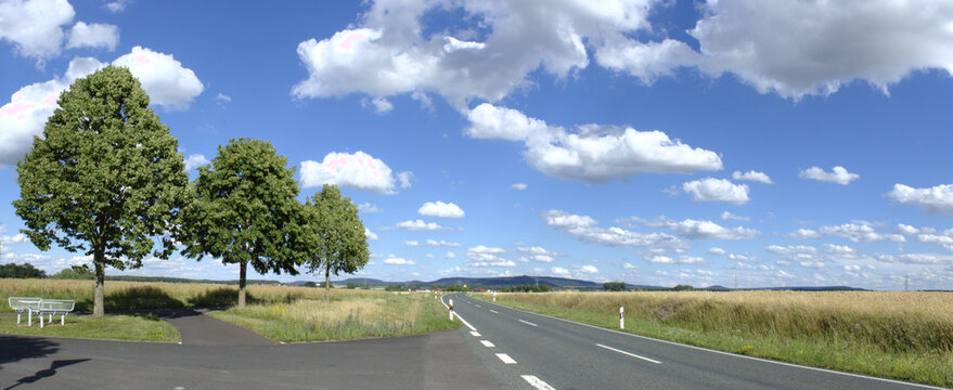 Blick Richtung Steigerwald