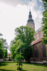 Domvorplatz des Dom St. Nikolai in Greifswald