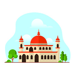 vector illustration of mosque