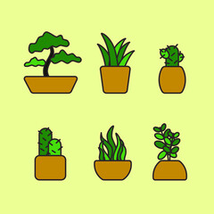 set of plants