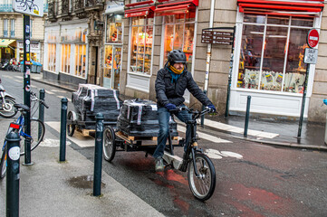 Obraz premium cyclo logistique