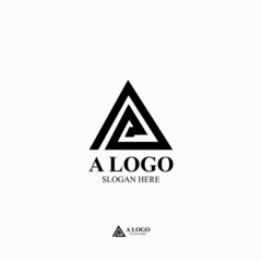 A Letter Logo Template,  Logo Icons,  Letter Icons