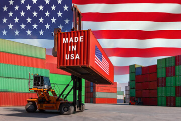 Shipping Cargo business Container import and export for Logistics.