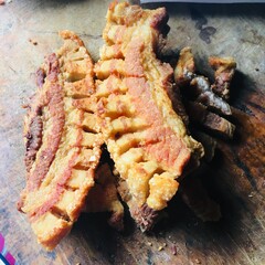 Stir Fried Crispy Pork with Basil