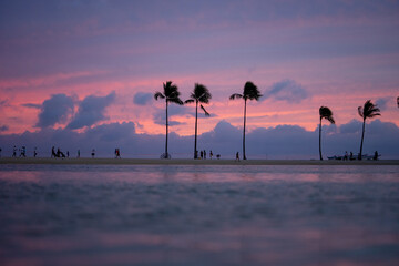 evening at hawaii