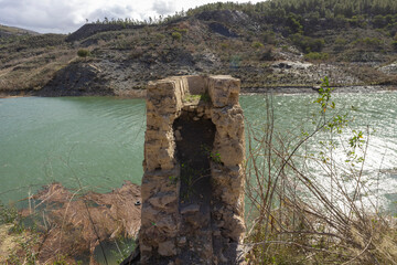 part of a construction today in ruins