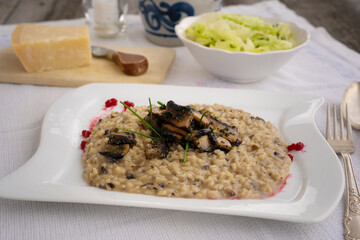 Pilzrisotto