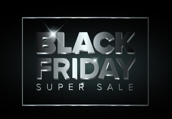 Black friday sale poster