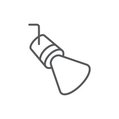 Scenic spotlight icon vector isolated on white background