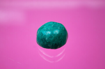 Amazonite, also known as Amazonstone, is a green tectosilicate mineral, a variety of the potassium feldspar.