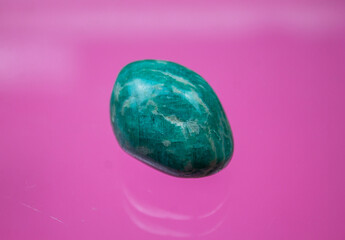 Amazonite, also known as Amazonstone, is a green tectosilicate mineral, a variety of the potassium feldspar.