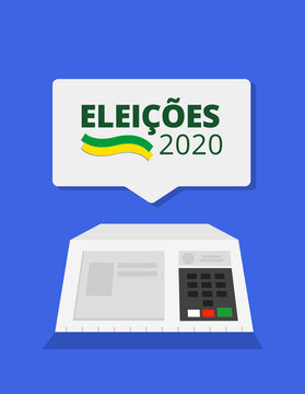 2020 Elections - Brazil Electronic ballot box