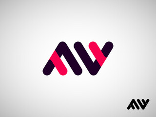 F V Logo Vector Illustration Design with upside-down method for E-commerce, IT, Company, Super Market, Products, Education, Food, Agency, Creative, Medical, Hotel, Entertainment, Media, Music, Social