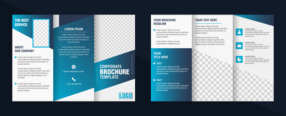 Professional Trifold brochure template design