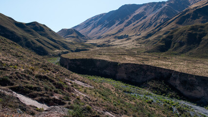 valle verdoso  .valle en el manzano salta, argentina