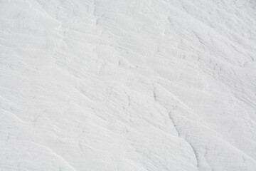 Obraz premium Close-up to the snow surface.