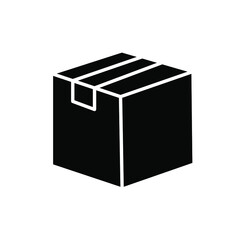 Box, Package, Parcel Isolated Flat Web Mobile Icon / Vector / Sign / Symbol