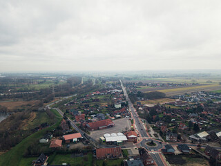 Stade-Bützfleth von oben - Drohnenfoto