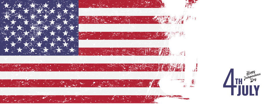 Independence day in America 4 th July poster design.