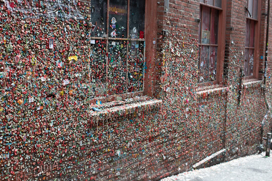 muro de chiclete
