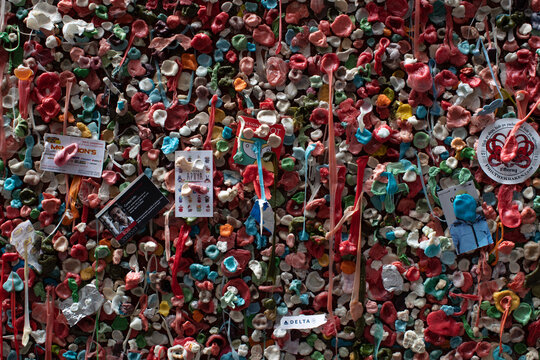muro de chiclete