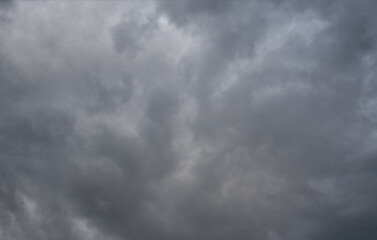 Before raining clouds.Dark cloud.Gray storm cloud.Rainy in coming.