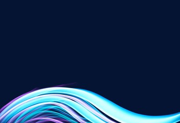 abstract blue wave background and dark blue 