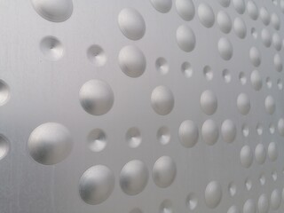 abstract metal background with bubbles and circles