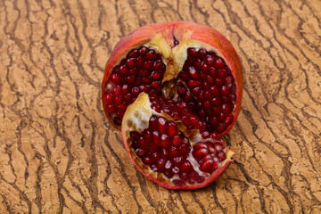 Ripe tasty pomegranate
