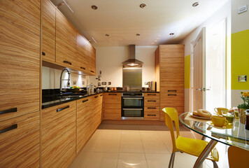 Modern and stylish luxury kitchen in an apartment