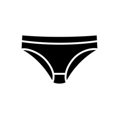 underwear icon in trendy flat style 