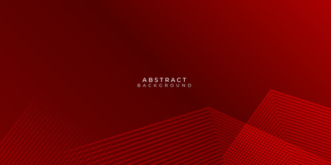 Vector abstract background - modern concept of red paper art style, banner. Vector illustration design for presentation, banner, cover, web, flyer, card, poster, game, texture, slide, magazine